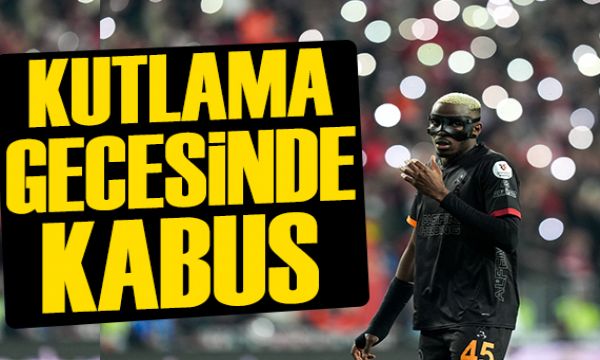Kutlama gecesinde kabus | Spor manşetleri