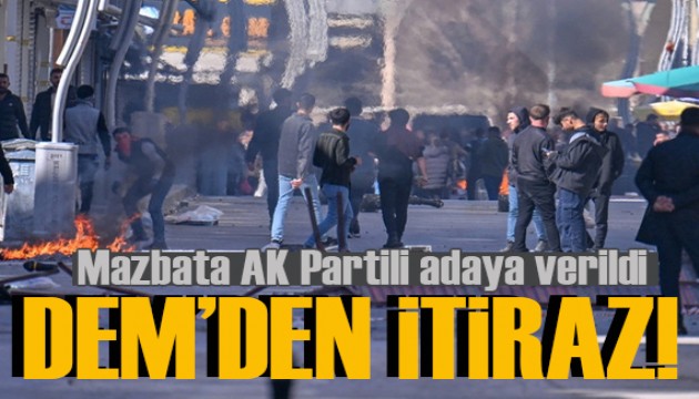 Mazbata AK Parti'nin adayına verildi! DEM Parti itiraz etti