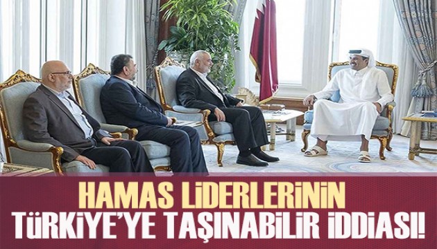 ABD basını yazdı: 'Hamas liderleri Türkiye'ye taşınabilir' iddiası