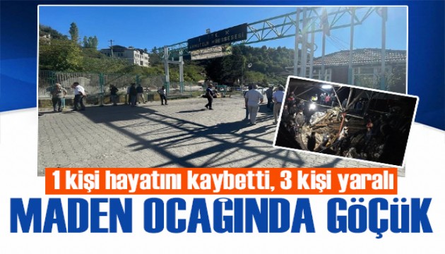 Zonguldak'ta maden ocağında göçük! Ekipler bölgede