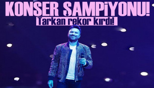 Forbes açıkladı! Türkiye'nin konser şampiyonu Tarkan oldu