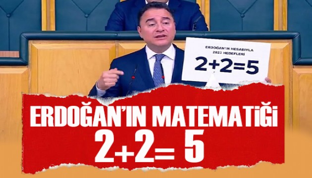 Babacan: Tüm dünyanın matematikçileri bir araya gelse Erdoğan’ın matematiğini çözemez