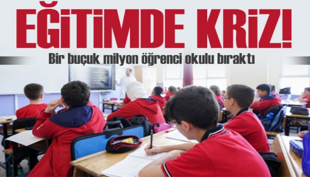 Eğitimde kriz uyarısı: Okul terkleri arttı, üç çocuktan biri devamsız