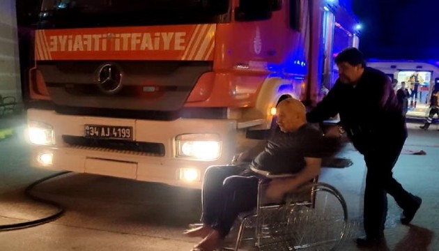 Maltepe Huzurevi'nde yangın!