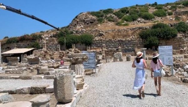 3 bin yıllık Knidos Antik Kenti'nde yapılar yeniden yükseliyor