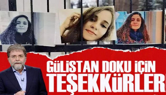 Ahmet Hakan yazdı: Gülistan Doku için çok teşekkürler