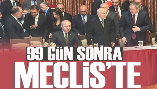 Bahçeli TBMM'de! Sırrı Süreyya anma programına katıldı