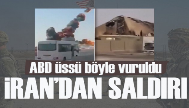 İran, Amerikan üssünü vurdu!