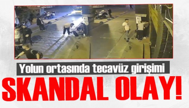 Beyoğlu'nda yolun ortasında tecavüz girişimi!
