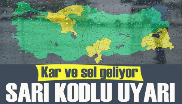 İçişleri'nden acil 'sarı kod' uyarısı: Birçok bölgede yağış var