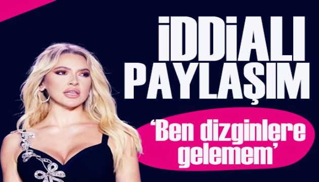 Hadise'den iddialı paylaşım! 'Ben dizginlere gelmem'