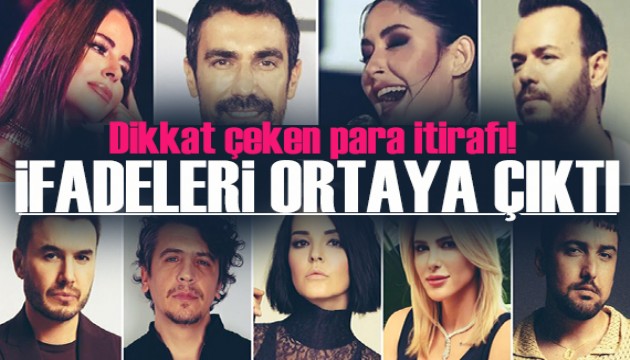 Uyuşturucu operasyonunda gözaltına alınan ünlülerin ifadeleri ortaya çıktı!