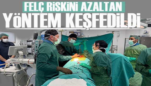 Türk doktordan felç riskini azaltan yeni cerrahi yöntem tıp literatürüne girdi