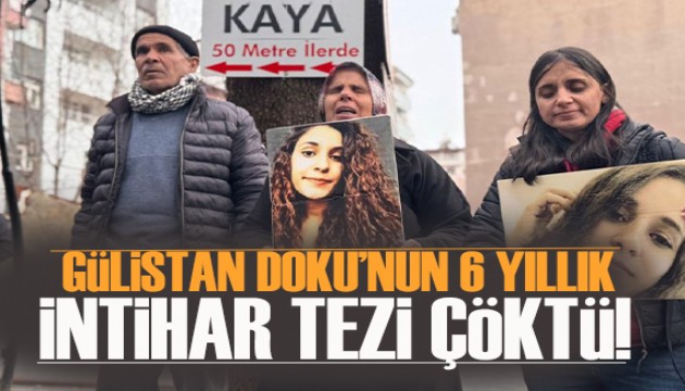 Gülistan Doku dosyasında 6 yıllık 'intihar' tezi çöktü
