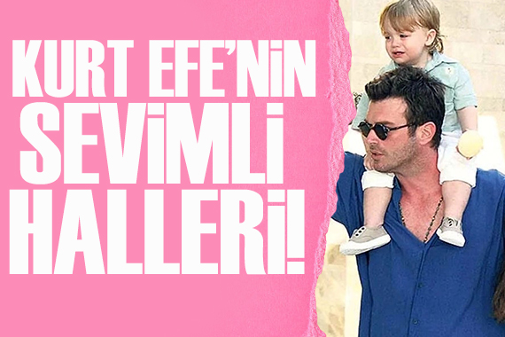 Kıvanç Tatlıtuğ ve Başak Dizer’in oğlundan sevimli anlar