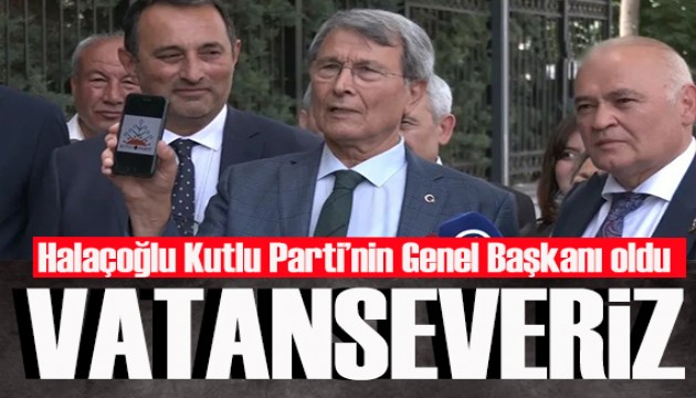 Yusuf Halaçoğlu ''Kutlu Parti''yi kurdu