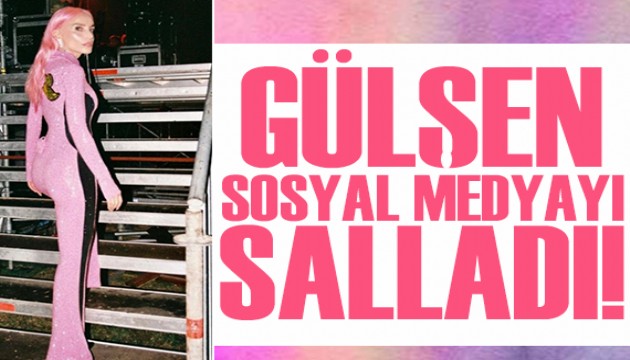 Gülşen sahne tarzıyla sosyal medyayı salladı!