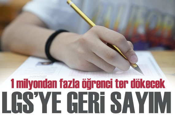 Son bir hafta! 1 milyondan fazla öğrenci LGS'de ter dökecek