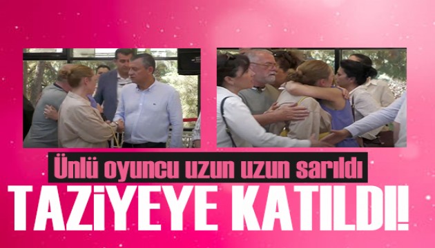 Demet Evgar, Ferdi Zeyrek'in taziyesine katıldı