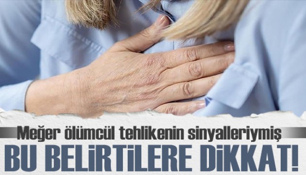 Soğuk havalarda göğüste sıkışma ve yanma... Meğer ölümcül tehlikenin ilk sinyalleriymiş