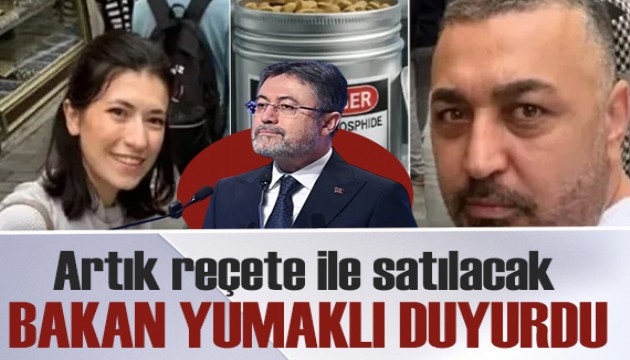 Bakan Yumaklı duyurdu: Zirai ilaçlar artık reçete ile satılacak