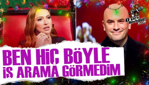 O Ses Türkiye'de Hadise'den Giray Altınok'a şaşırtan teklif
