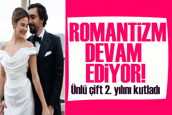 Alina Boz ile Umut Evirgen evliliklerinin 2. yılı kutladı