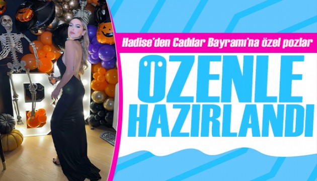 Hadise, Cadılar Bayramı tarzıyla gündeme bomba gibi düştü!