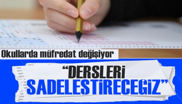 Milli Eğitim Bakanı Yusuf Tekin açıkladı: Çocuklarımıza gereksiz, düzeylerinin üstünde bir bilgi yüklemesi yapmayacağız