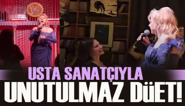 Demet Özdemir, Kamuran Akkor'la şarkı söyledi