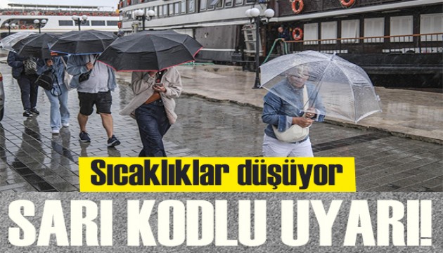 Meteoroloji'den 6 il için sarı kodlu yağış uyarısı!