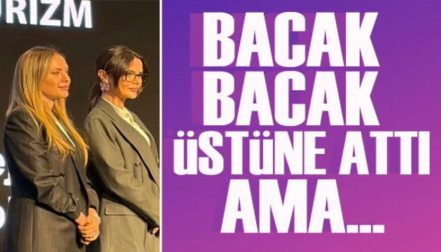 Bakan Ersoy'un da katıldığı toplantıya Sinem Ünsal dikkat çekti