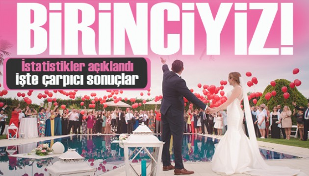 Avrupa'da Türkiye evlilikte birinci, boşanmada üçüncü!