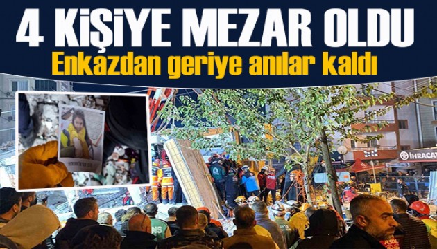 Gebze'de çöken binada dört kişinin cansız bedenine ulaşıldı, bir kişi sağ çıkarıldı