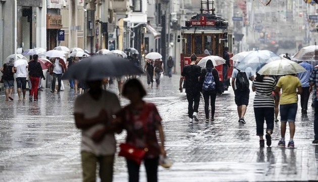 Meteoroloji saat verdi: Kuvvetli geliyor