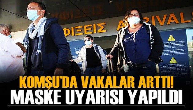 Yunanistan'da yeniden maske uyarısı yapıldı!