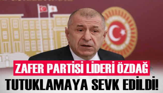 Ümit Özdağ tutuklanma talebiyle mahkemeye sevk edildi