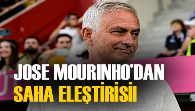 Mourinho: 'Şampiyonlar Ligi seviyesinde bu sahada oynamak kabul edilemez'