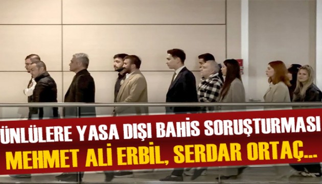 Türkiye bunu konuşuyor: Ünlü isimlere yasa dışı bahis soruşturması