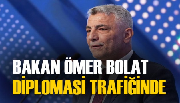 Bakan Bolat'tan yoğun diplomasi trafiği