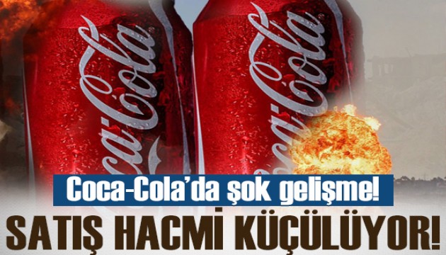 Coca-Cola satış hacminde 'küçülüyor'