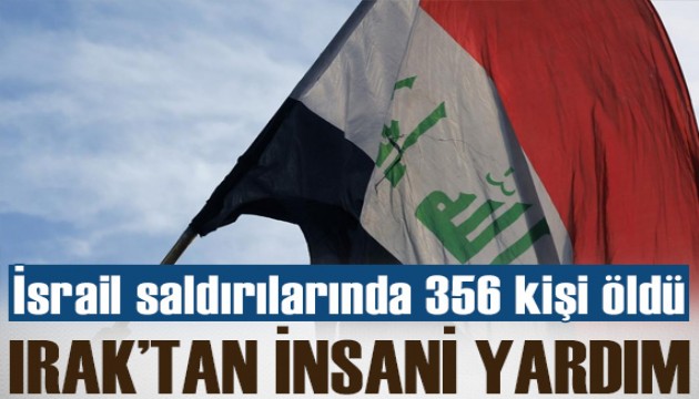 Irak'tan Lübnan'a havadan ve karadan insani yardım