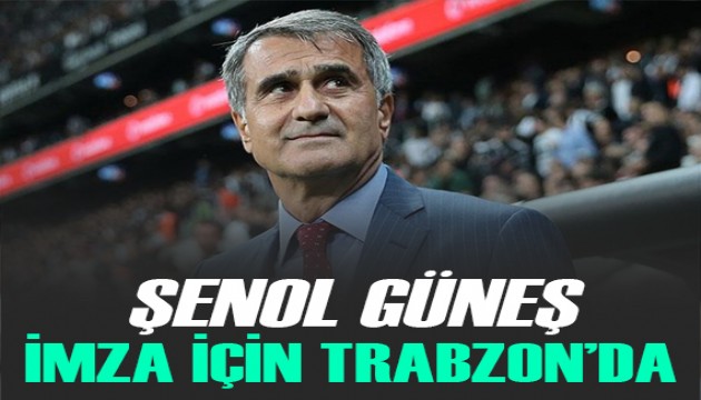 Şenol Güneş imza için Trabzon'da