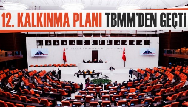 12. Kalkınma Planı TBMM'de kabul edildi! İşte planda yer alan hedefler...