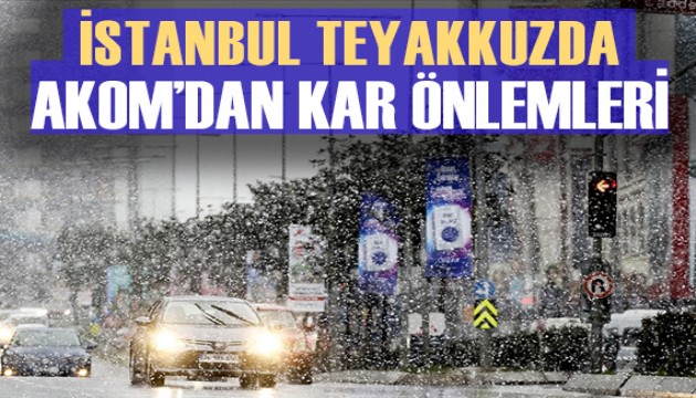 İstanbul teyakkuza geçti