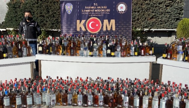 İstanbul'da 'sahte içki' operasyonu: 10 gözaltı