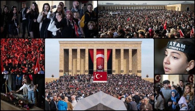 10 Kasım'da Anıtkabir'e rekor ziyaret