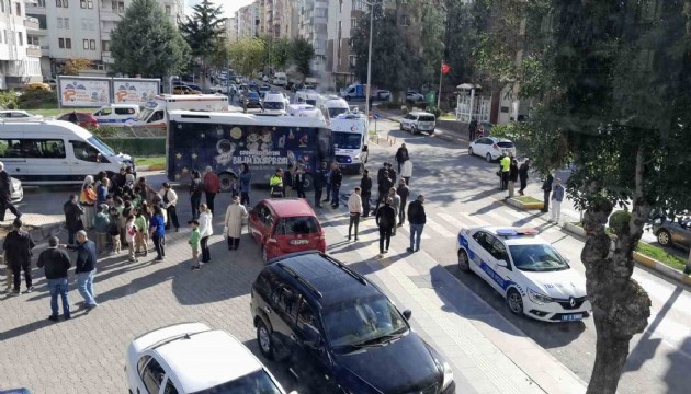 Çorum'da belediye araçları çarpıştı: 22 yaralandı