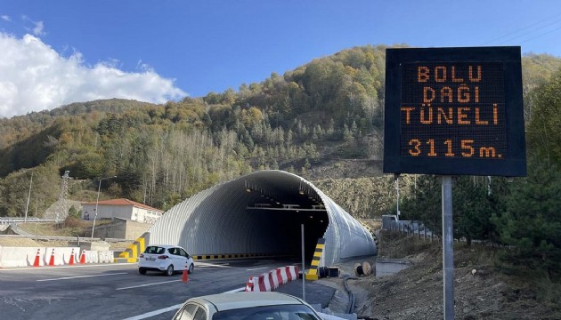Bolu tüneli her gün 5 saat kapatılacak