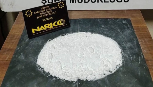1 milyon liralık kokain ele geçirildi